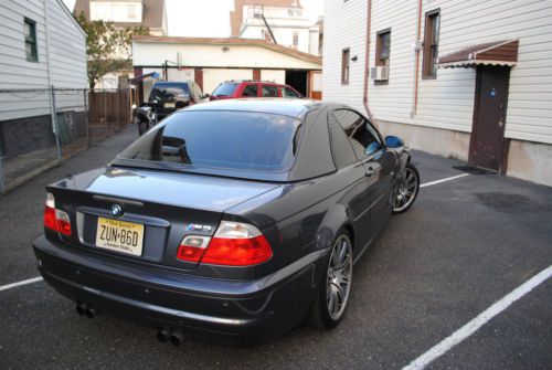 2003 BMW M3 Base Convertible Metallic Grey Red Interior 2-Door Hardtop 59k 3.2L, US $19,500.00, image 5