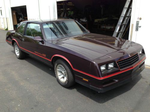 1986 chevrolet monte carlo ss coupe 2-door 5.0l