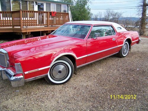 76 lincoln mk iv - lipstick edition - all original!! only 47.000 miles !!!