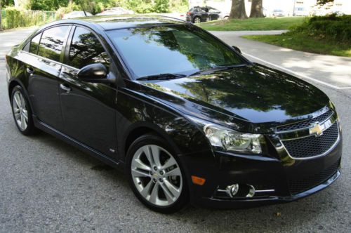 2011 chevrolet cruze rs ltz 1.4 l turbocharged, super hot! black ! leather