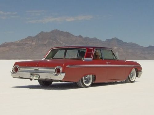 1962 Ford Galaxie 500 2dr 302 T5 Air Ride Bagged Lowered Old School Galaxy, image 2