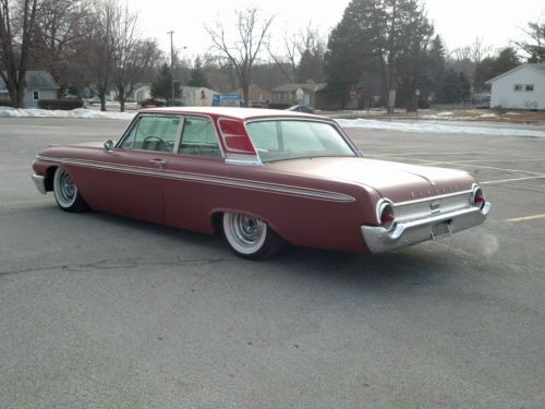 1962 Ford Galaxie 500 2dr 302 T5 Air Ride Bagged Lowered Old School Galaxy, image 4