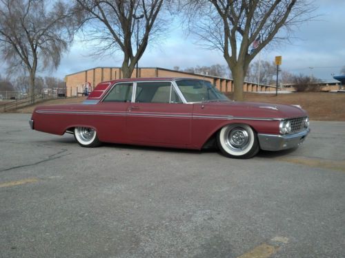 1962 Ford Galaxie 500 2dr 302 T5 Air Ride Bagged Lowered Old School Galaxy, image 5