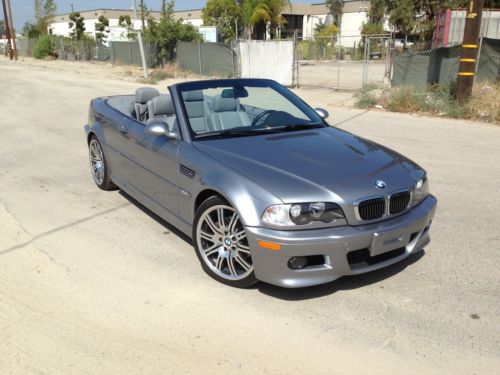 06 bmw e46 m3 convertible fully loaded 6 speed manual mint! only 36k miles rare