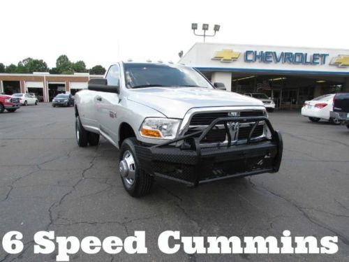 2012 dodge ram 3500 cummins turbo diesel 6 speed manual 4x4 regular cab dually