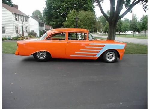 1956 chevrolet 2 door pro street, street rod