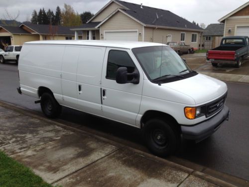 2006 ford econoline 250 extended motocross van e-250 motorcycle e250