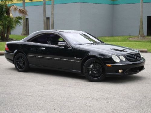 2004 mercedes cl55 amg kompressor black over black murdered out