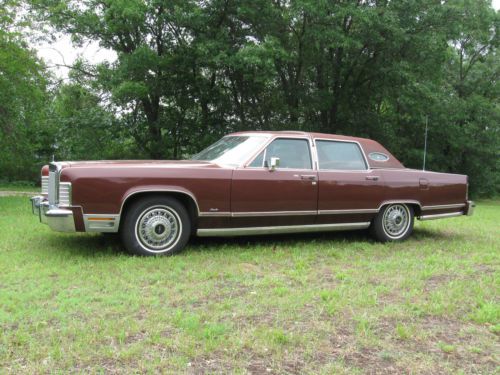 1978 LINCOLN CONTINENTAL TOWN CAR WILLIAMSBURG LIMITED EDITION, image 3