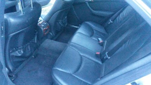 2004 SILVER WITH BLACK LEATHER INTERIOR 4 DR SEDAN, image 3