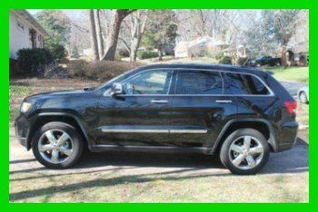 2011 jeep grand cherokee overland 4x4 suv navigation leather dvd sunroof