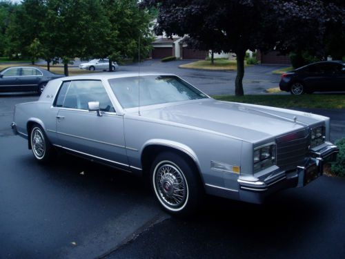 1985 cadillac eldorado - silver