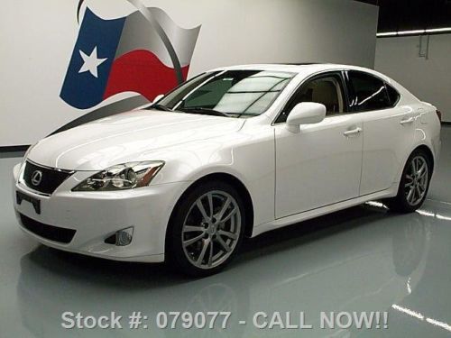 2008 lexus is250 climate seats sunroof paddle shift 78k texas direct auto