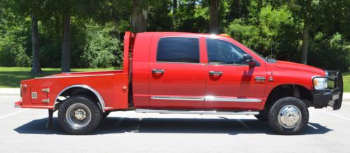 2008 dodge ram 3500  4x4 western hauler cm flatbed  6.7l diesel no accidents