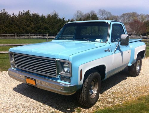 1976 chevrolet c-10 classic stepside pickup truck