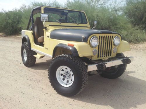 1984 jeep cj7 renegade v-8 new motor 118k orig miles. arizona rust free