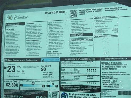 2014 Cadillac CTS Base, US $47,520.00, image 7