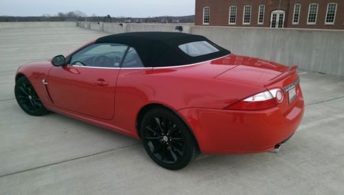 Red &amp; black 2007 xk convertible