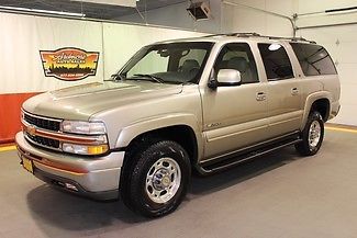 2000 chevrolet suburban lt 2500 3/4 ton heated leather sunroof new tires 6.0l v8