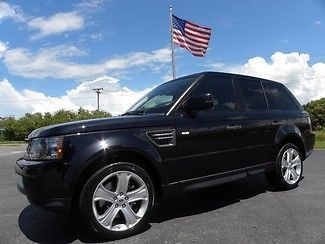 Range rover sport*santorini black/black leather*anigre wood*carfax*1 owner*fla