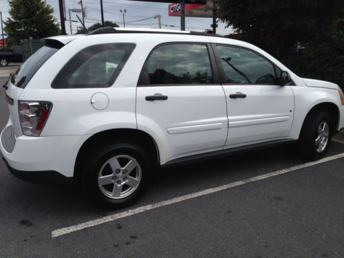 2008 chevrolet equinox ls suv 3.4l v6 white in-dash factory navigation mint