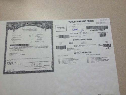 2000 Plymouth Prowler - Yellow, "Select Collector's Vehicle", US $45,500.00, image 22