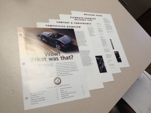 2000 Plymouth Prowler - Yellow, "Select Collector's Vehicle", US $45,500.00, image 24