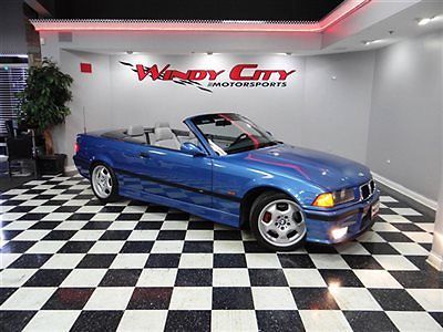 1999 bmw ///m3 convertible rare estoril blue 100% stock adult owned super clean!