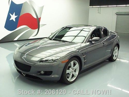 2006 mazda rx-8 auto sunroof heated leather nav 44k mi texas direct auto