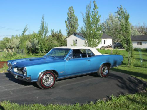 1966 pontiac gto convertable 389 tri power 4 speed