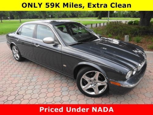 2006 jaguar xj vanden plas v8 4.2l/256 6-speed automatic rwd gray/black loaded