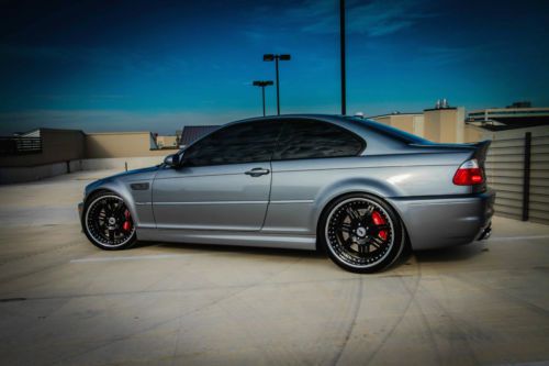 Bmw m3 supercharged e46 2004 gray silver 570hp low miles
