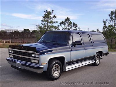 1990 chevrolet suburban 1500 4x2 classic suv 5.7l 350 v8 power windows suv r1500