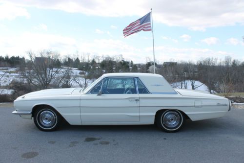 Wimbledon white, 1966 thunderbird hardtop