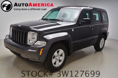 2010 jeep liberty 4x4 sport am/fm cruise sunroof aux auto one 1 owner cln carfax