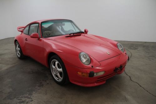 1997 porsche 993 carrera sunroof coupe,red,a/c,tipronic transmission,collectable