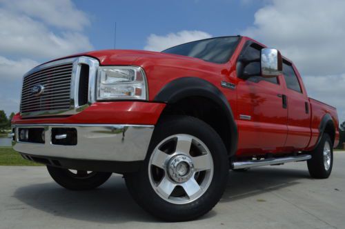 2006 ford f-250 crew cab lariat fx4 diesel arp studs nav roof 20s