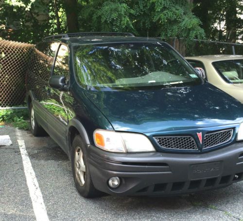 No reserve. 2001 pontiac montana base mini passenger van 4-door 3.4l