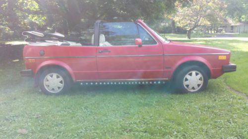 1986 VW Cabriolet, Solid, Great Runner, Driveable Winter Project Car. NO RESERVE, image 2