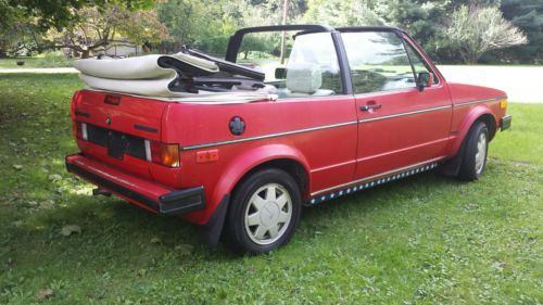 1986 VW Cabriolet, Solid, Great Runner, Driveable Winter Project Car. NO RESERVE, image 3