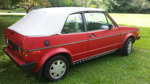 1986 VW Cabriolet, Solid, Great Runner, Driveable Winter Project Car. NO RESERVE, image 7
