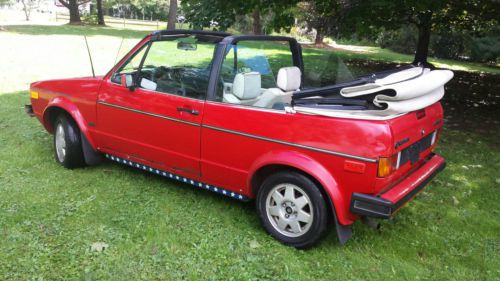 1986 VW Cabriolet, Solid, Great Runner, Driveable Winter Project Car. NO RESERVE, image 10