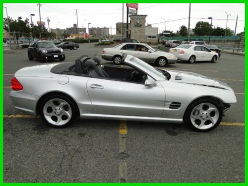 2005 mercedes-benz sl-class sl500 v8 rwd convertible repairable repairable