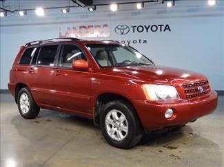 2001 toyota highlander v6 limited leather wood grain jbl alloy wheels clean