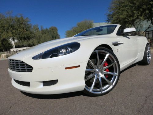 Rare color white 22" custom whls loaded 1-owner mint like dbs vantage 06 07 08