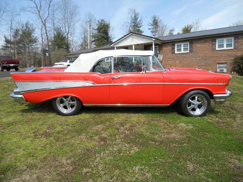 1957 chevy belair 2 door convertible