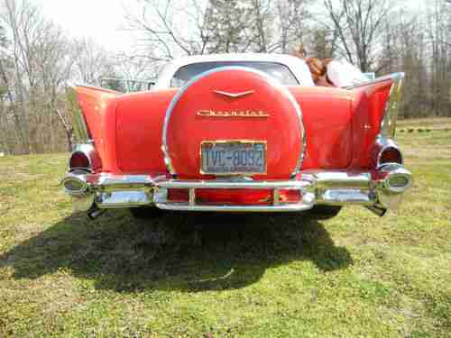 1957 chevy belair 2 door convertible, US $75,000.00, image 6