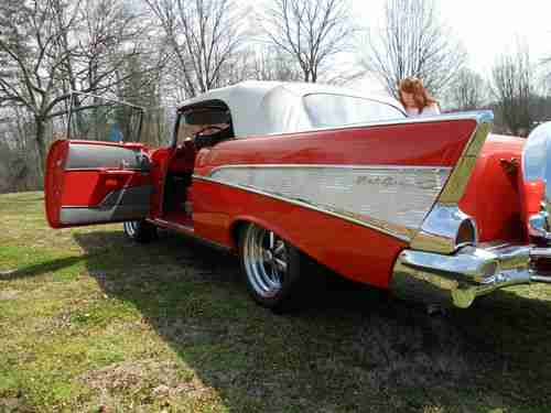1957 chevy belair 2 door convertible, US $75,000.00, image 7