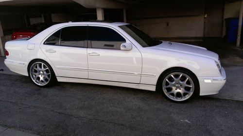 2002 mercedes benz e430 4.3l w/ 19" w210 brabus monoblock v wheels - no reserve!