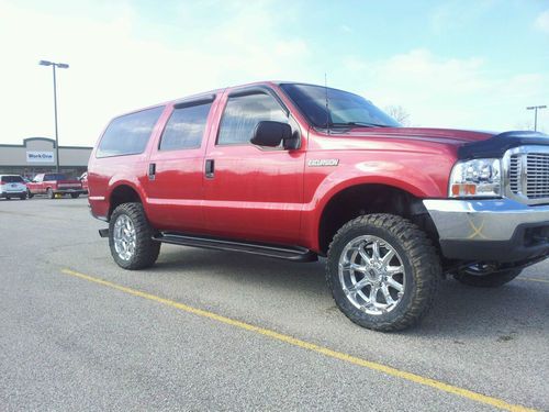 2004 ford excursion limited sport utility 4-door 6.0l new 20" wheels &amp; mud tires
